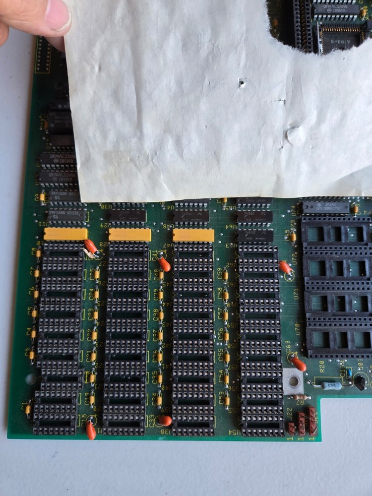 FARADAY A-TEASE VINTAGE COMPUTER BOARD - MOTHERBOARD - UNTESTED