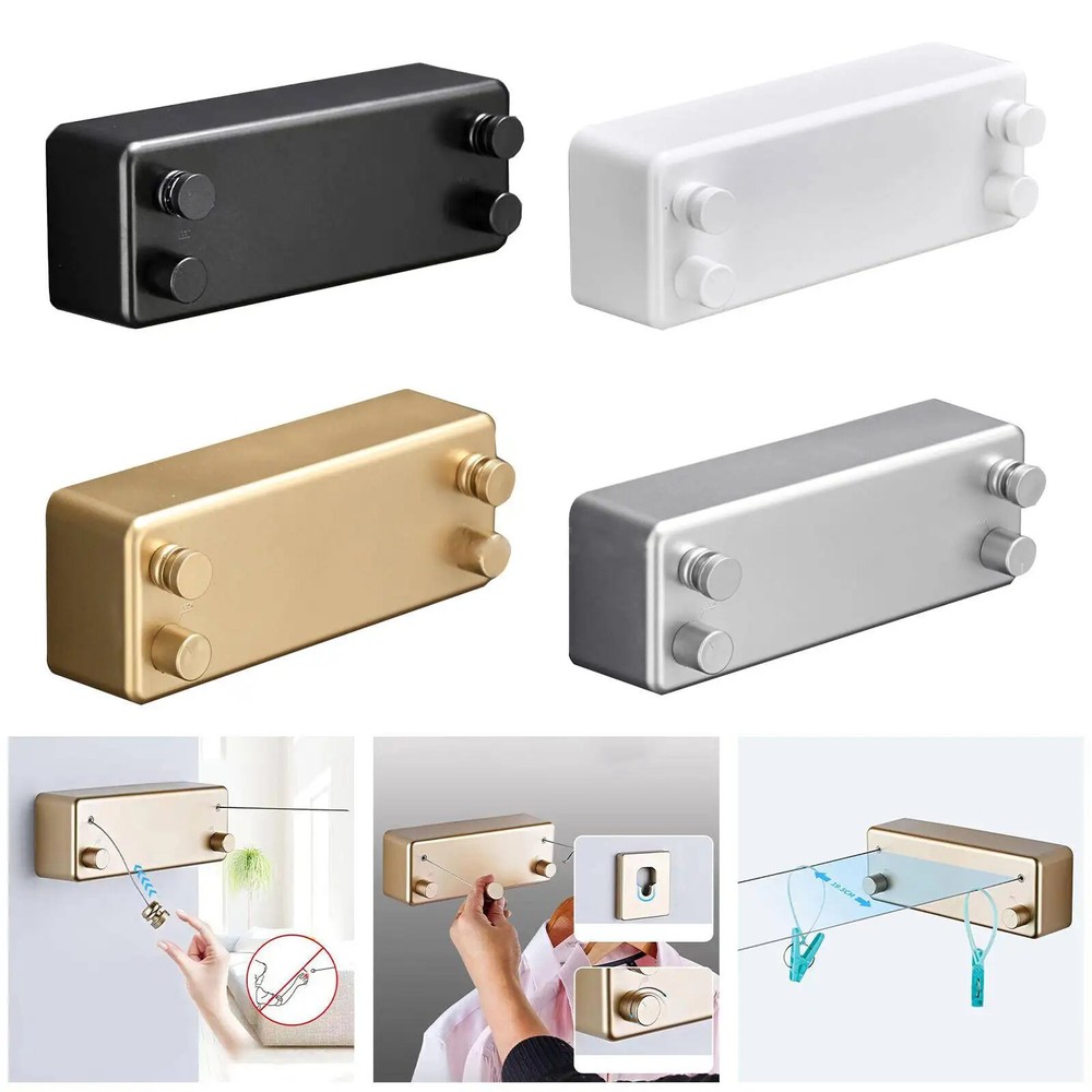 Laundry Lines Clothes Drying Line Retractable Clothesline for Balcony Hallway