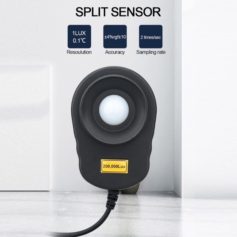 Professional Sensory AS823 Digital Meter High Precise Split Luxometer