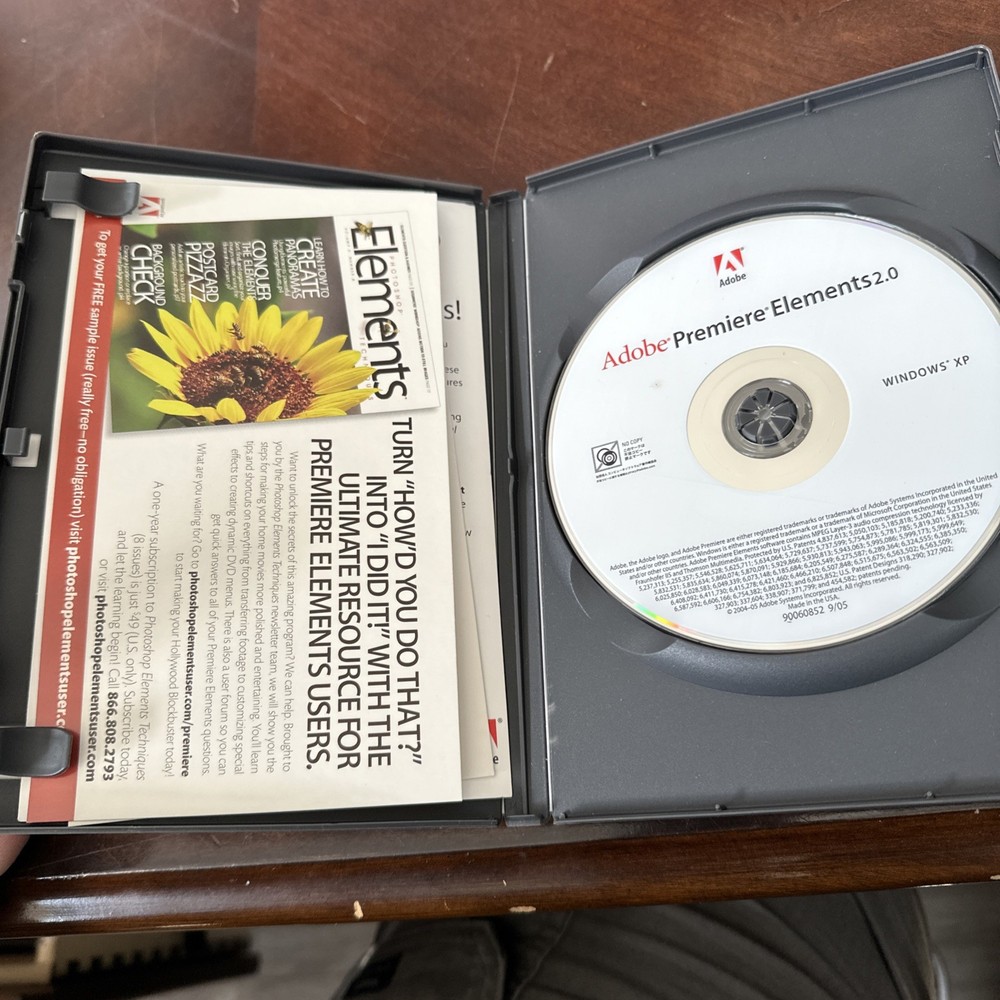 Adobe Premiere Elements 2.0 - Windows Software 2007 with Key