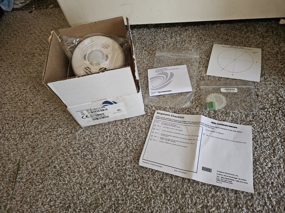 Crestron GLS-ODT-C-NS Dual-Technology Occupancy Sensor 6510223
