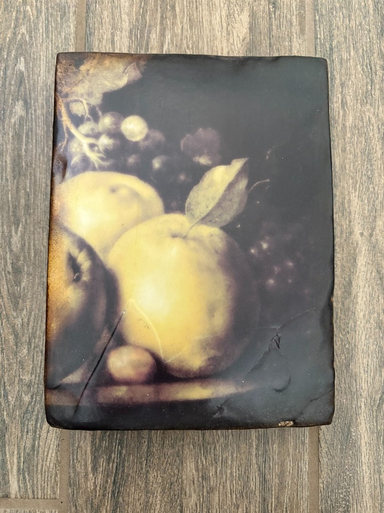Sid Dickens T-227 Still Life Memory Block Tile Retired Fruit