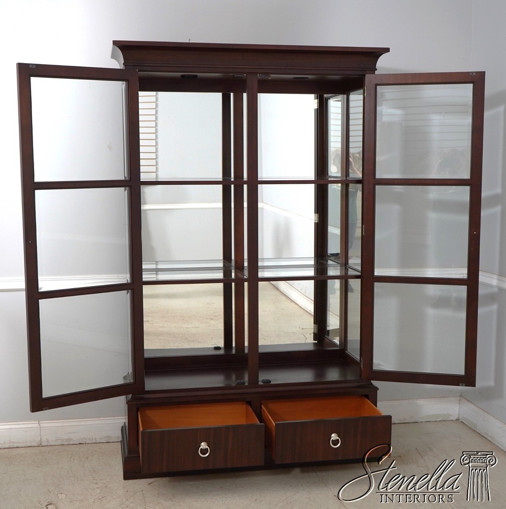 65716EC: ETHAN ALLEN Modern Design Mahogany Bookcase