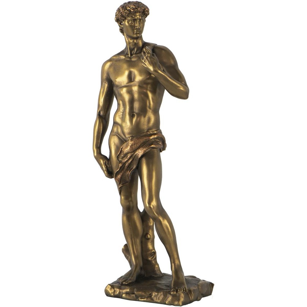 A&B Home EL78976 David Gold Statue