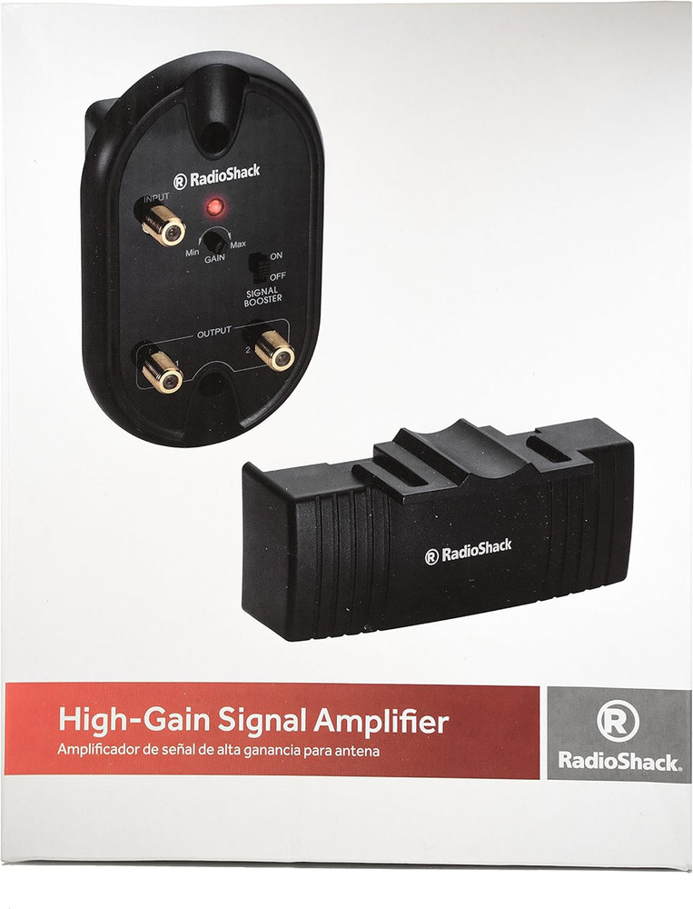 Antenna-Mounted High-Gain Signal Amplifier
