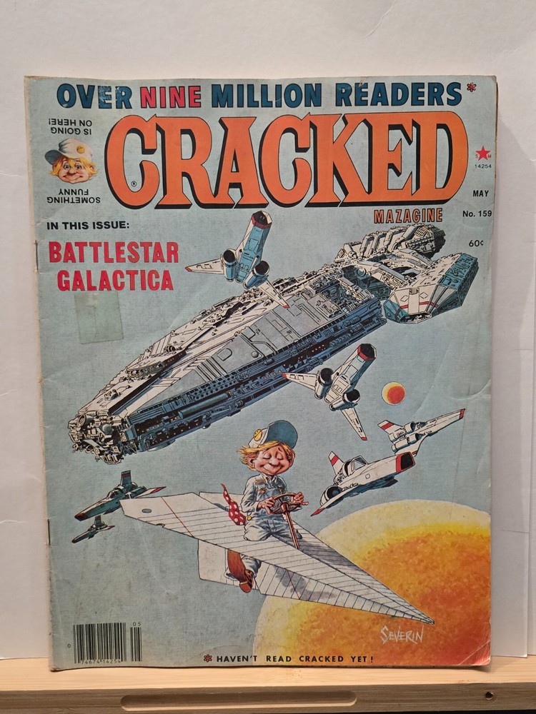 Cracked Magazine - #159 (May 1979) - Battlestar Galactica - VG