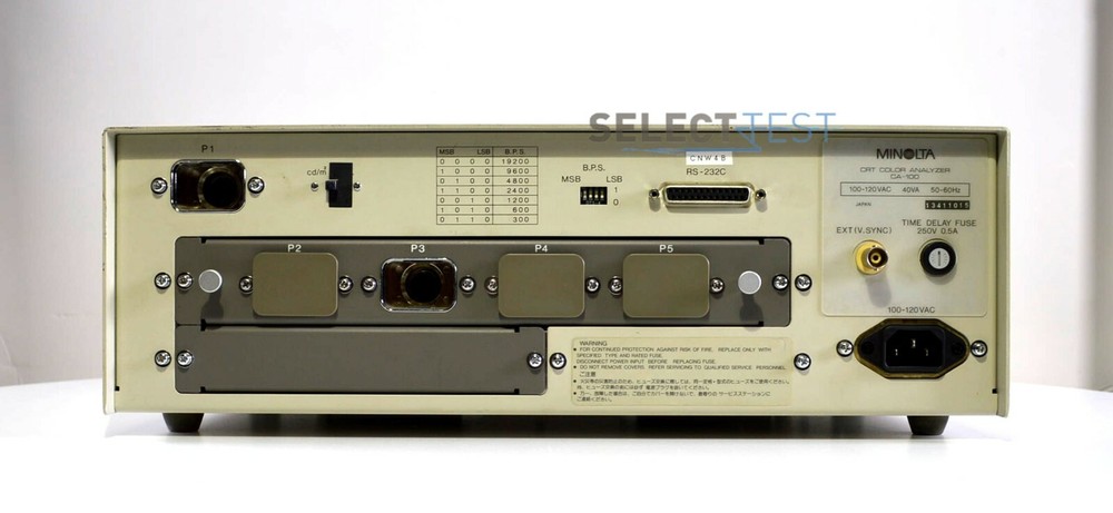 KONICA MINOLTA CA-100 CRT COLOR ANALYZER, NTSC, PAL, EXT & UNIV MODES (REF:015)