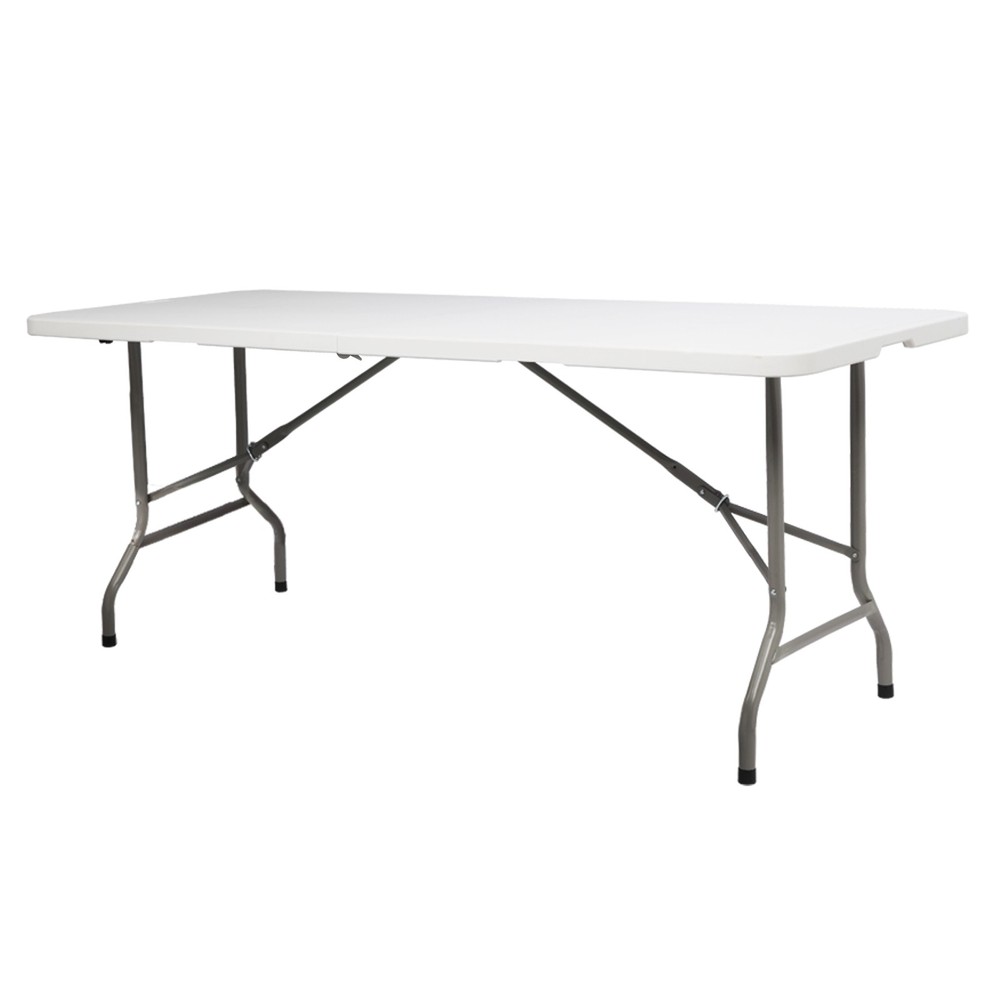 6FT Outdoor Courtyard Foldable Long Table New -