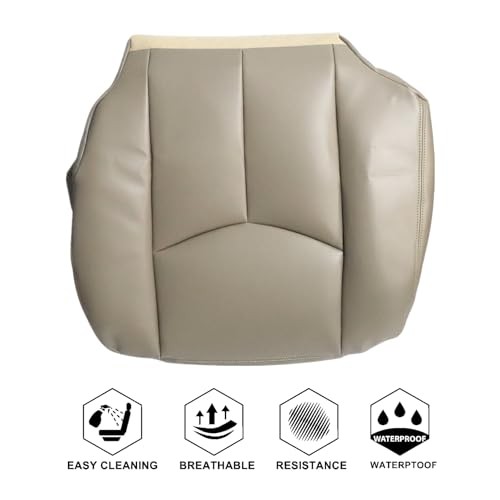 Front Driver Side Bottom Replacement Seat Cover Medium Neutral Tan Medium Tan