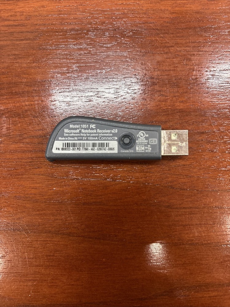 Microsoft 1051 USB Notebook Receiver V2.0 For Wireless Mouse
