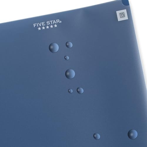 2-Pocket Folder + Study App, 4 Pack, Plastic Folder with Prong Classic Colors