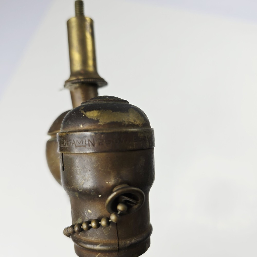 Lamp Parts: Benjamin Double Socket Pull Chain Cluster Switch for Lamp Base