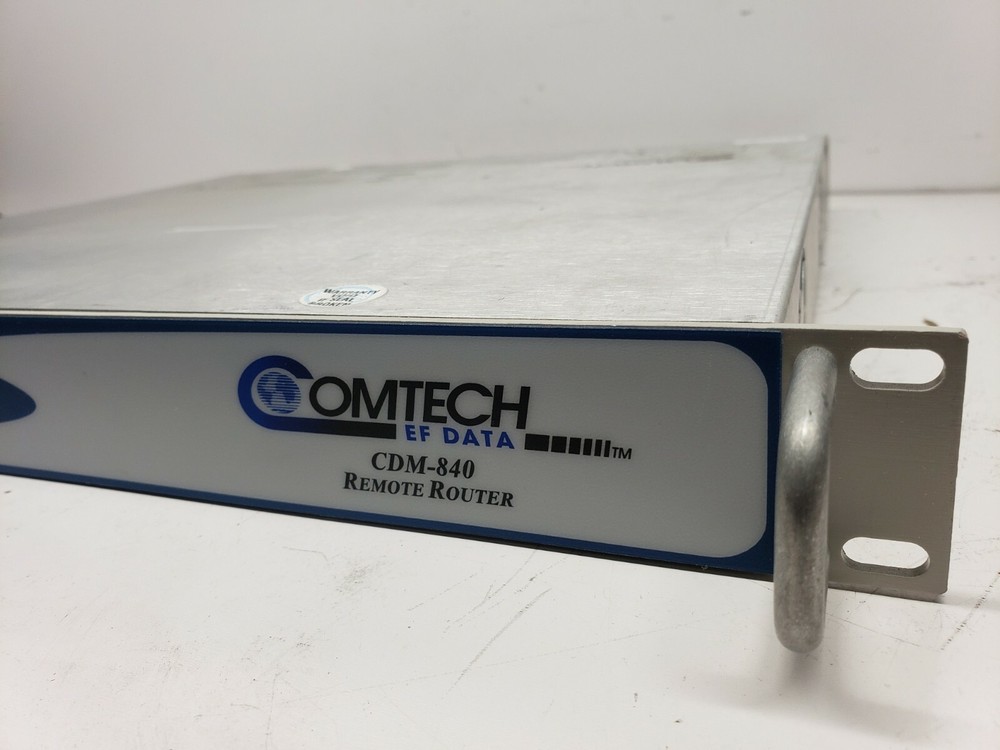 COMTECH EF DATA CDM-840 REMOTE ROUTER ADVANCED VSAT SOLUTIONS CDM840-242