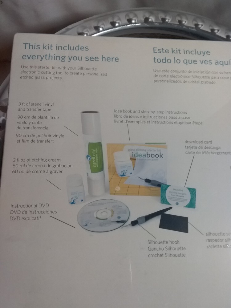 Glass Etching Starter Kit New in Box