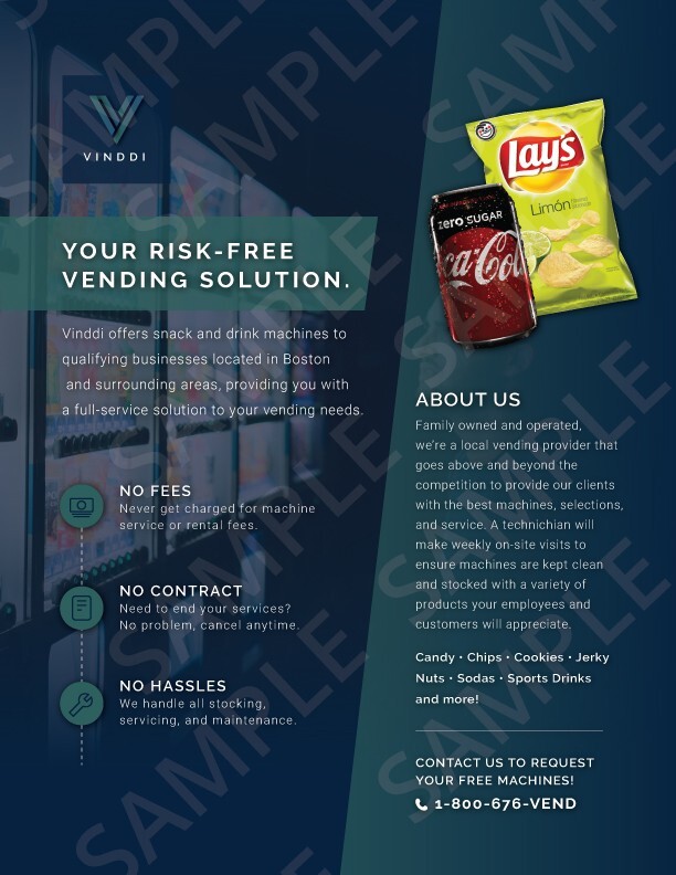 Custom Vending Machine Operator Service Flyer (Design Only)