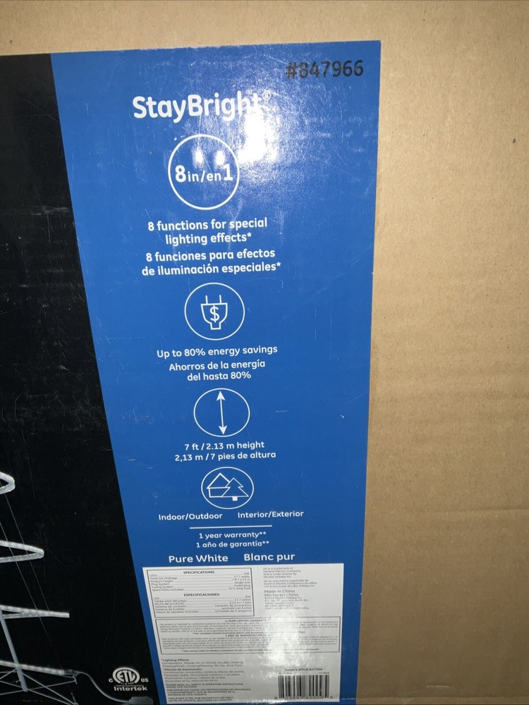 GE 7 Ft. Clear LED Tree NEW