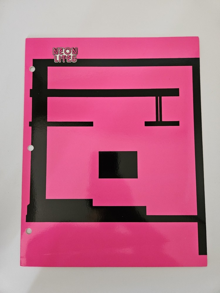 Vintage Neon Lites Folder