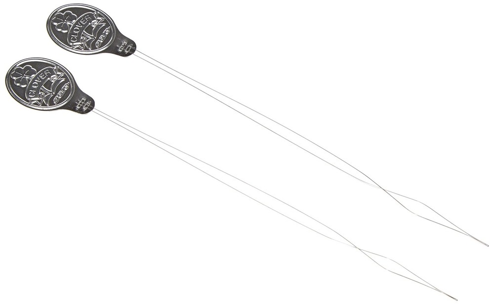Clover Embroidery Stitching Tool Needle Threader-2/Pkg (8810)