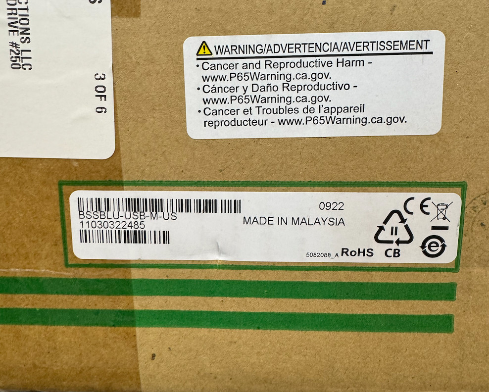 BSS Blu-USB (New in Box)