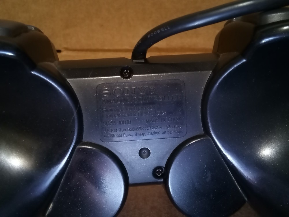 Official Sony PlayStation 2 PS2 Wired Controller Black AUTHENTIC