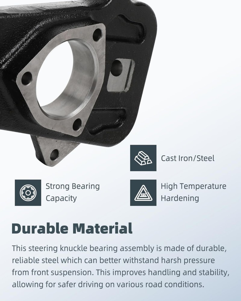 Front Steering Knuckle 2" Drop Spindles Both Sides Fit Ram 1500 2002-2018