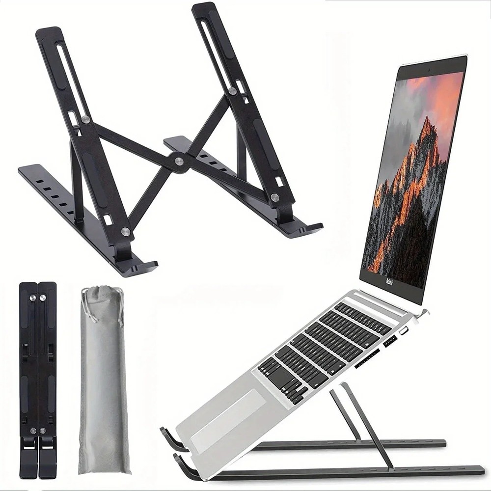 Portable Laptop Stand Adjustable Foldable Notebook Tablet Holder Computer Desk