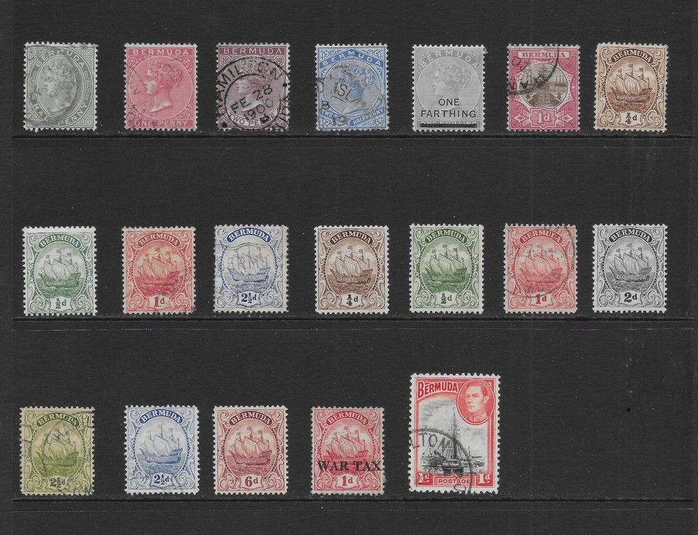 BERMUDA  USEFUL SELECTION OF VARIOUS MINT/USED ISSUES  1883 - 1938