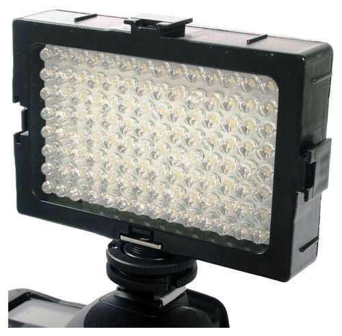 DLC - DV112A-LED Video Light with Battery - Black