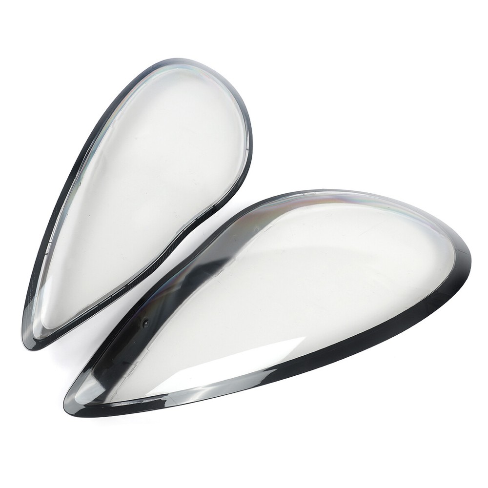LH+RH Front Headlight Lens Replacement Shell For Porsche Panamera 970 2010-2013