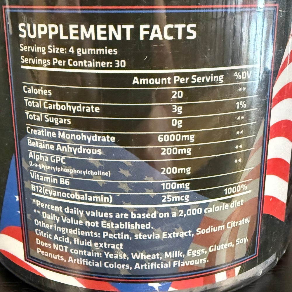 Creatine Gummies - Patriot Supplements