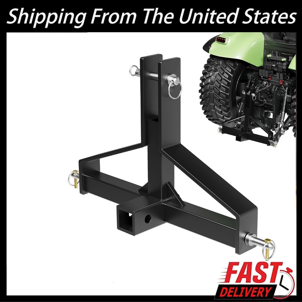 3 Point Hitch 2” Receiver Quick Hitch Compatible, Tractor Mover Drawbar Hitch US