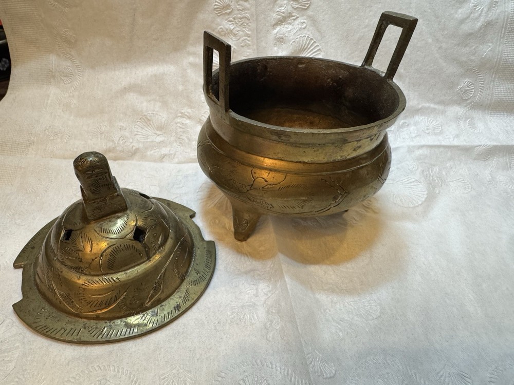 Antique Chinese Brass incense Burner
