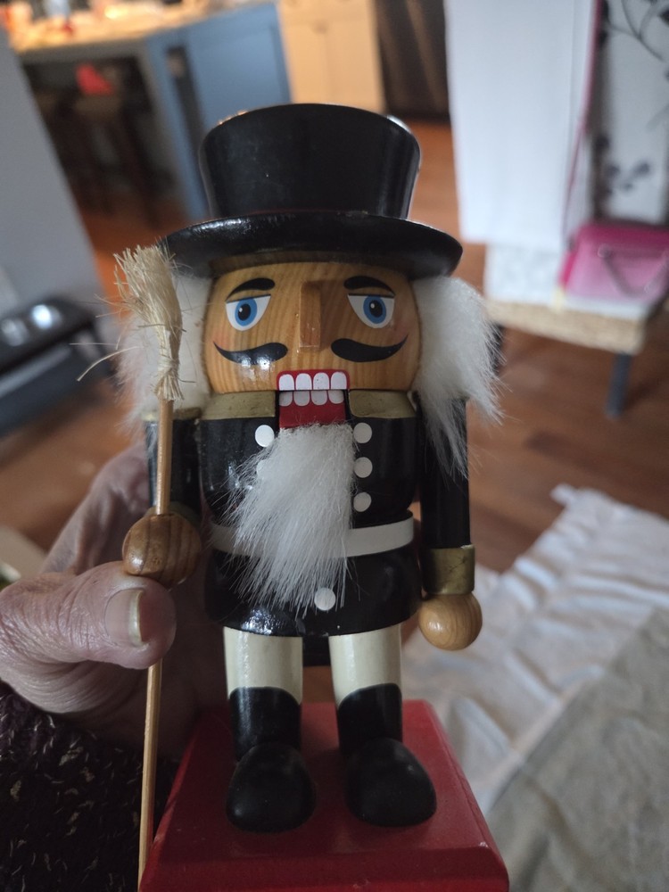 Vintage Chimney Sweep Nutcracker 7"