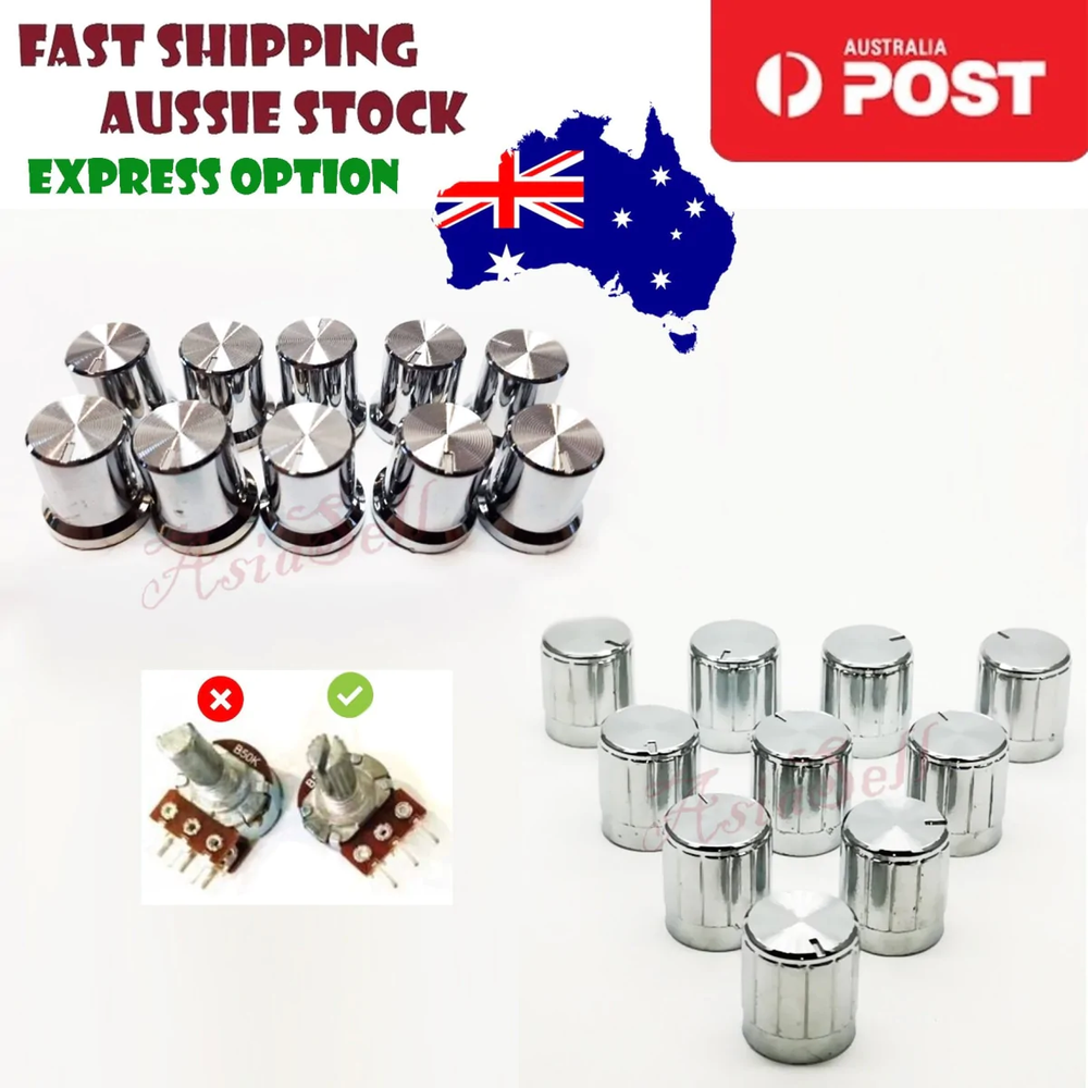 10pcs Rotary Encoder Knobs Potentiometer 6mm Shaft Volume Control Knob