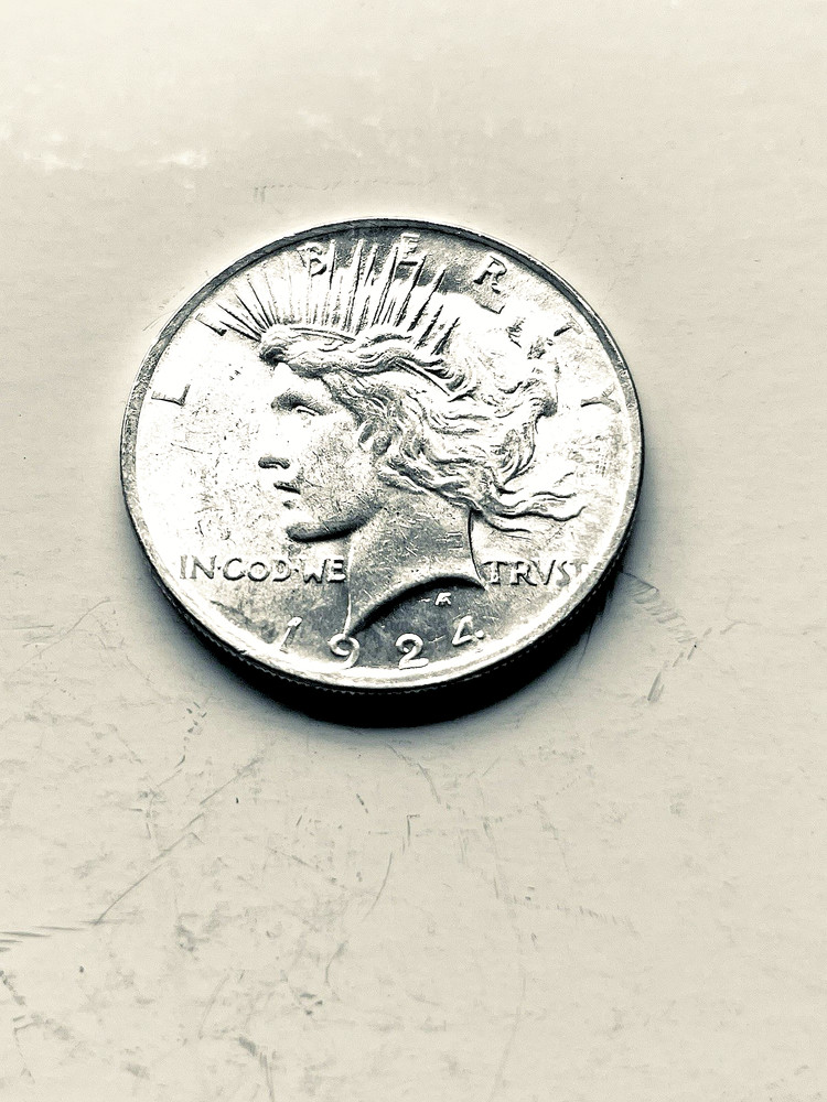 1924-P * SOLID+ GEM BU MS PEACE SILVER DOLLAR