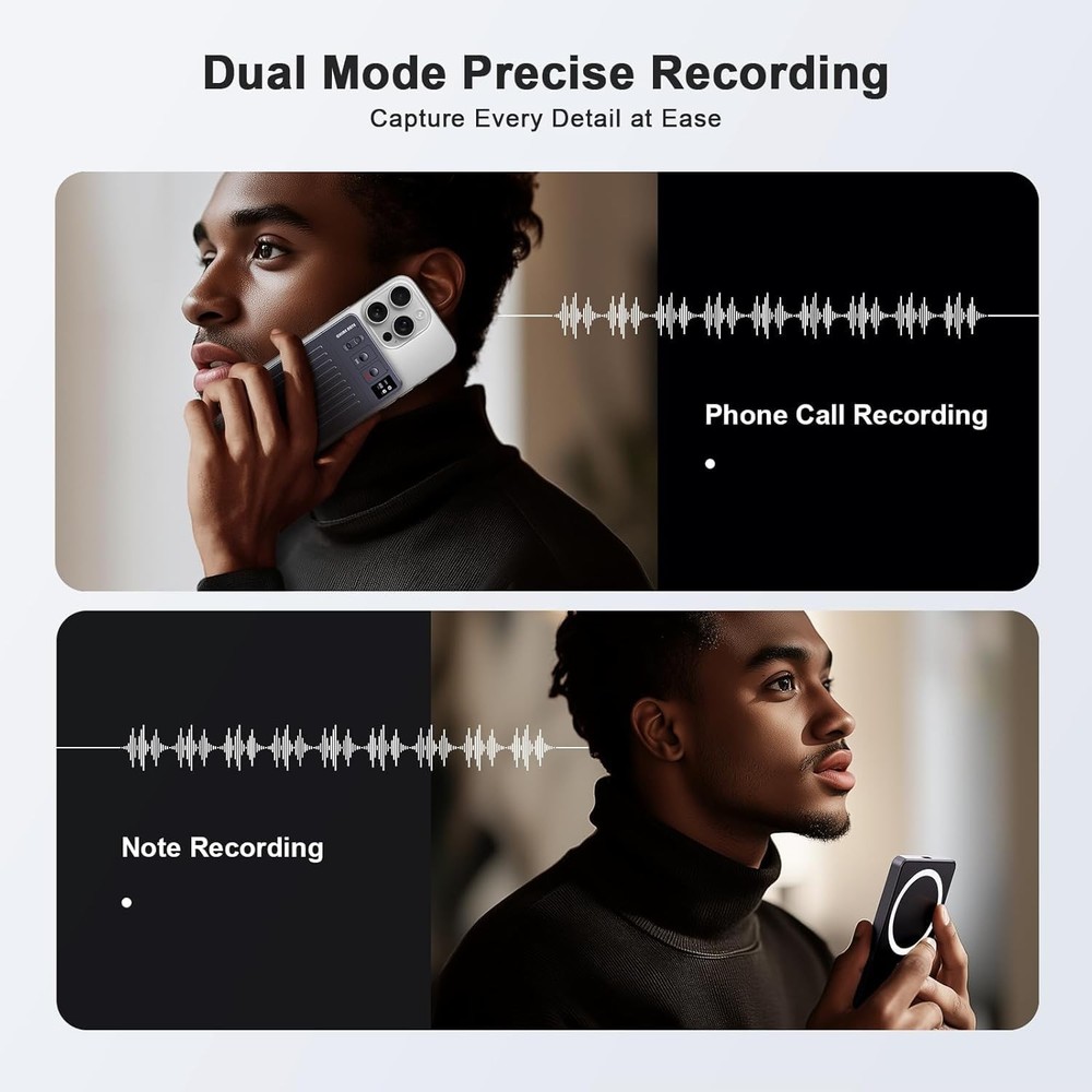AI Voice Recorder, Digital Voice Recorder App Control, Transcribe & Summarize...