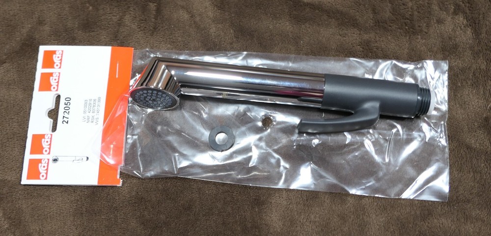 Oras Optima 272050 Chrome Bidetta hand shower with trigger + washer