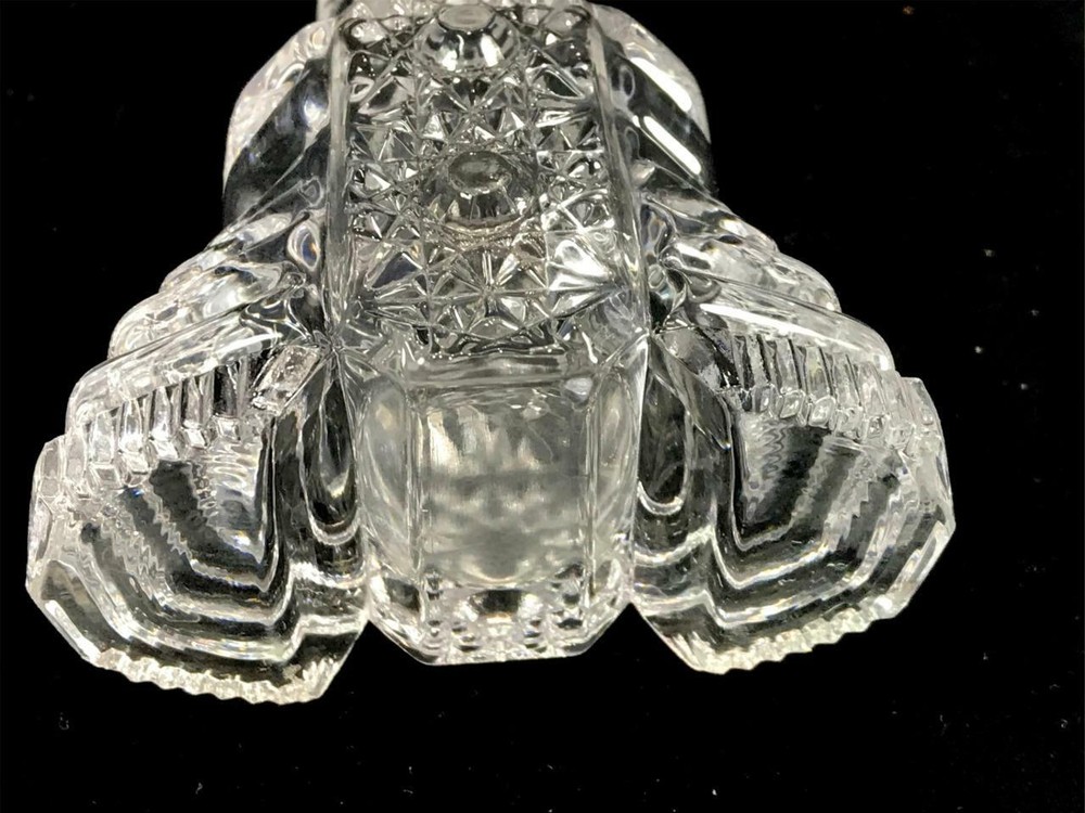 Vintage Cut Glass Crystal Perfume Decanter