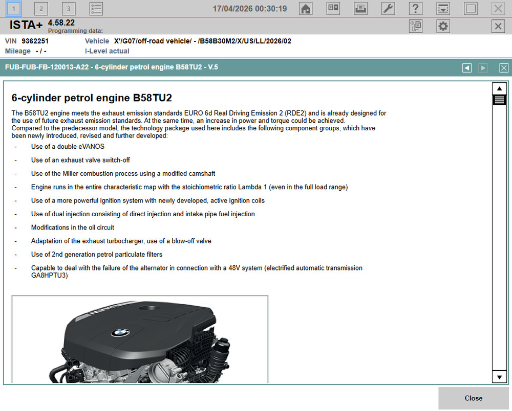 ISTA+ 4.58.22 Diagnostic and Programming, New, full psdzdata, coding, All series