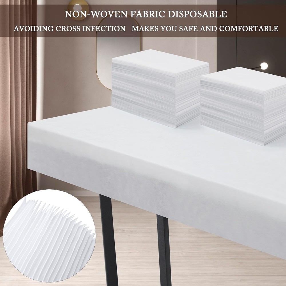 400 Pcs Disposable Bed Sheets for Massage Table 31" X 71" Massage Table Sheet So