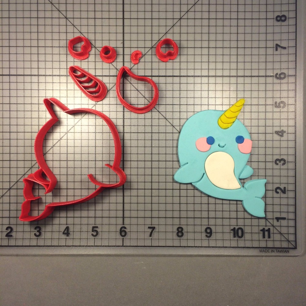 Narwhal 102 Cookie Cutter Set
