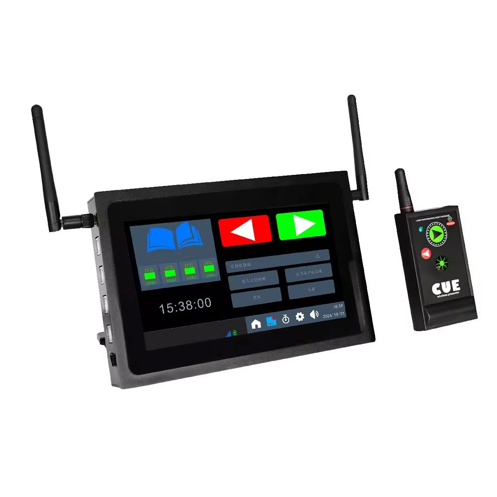 CUE PLUS Wireless Presentation Controller Advanced Timer PPT Controller w/Remote