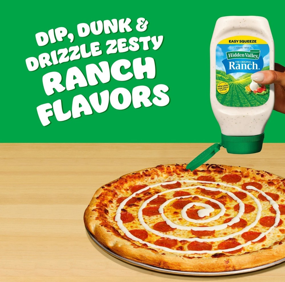 (2-Pack) Hidden Valley Original Ranch Dressing & Topping, 24 oz Bottles