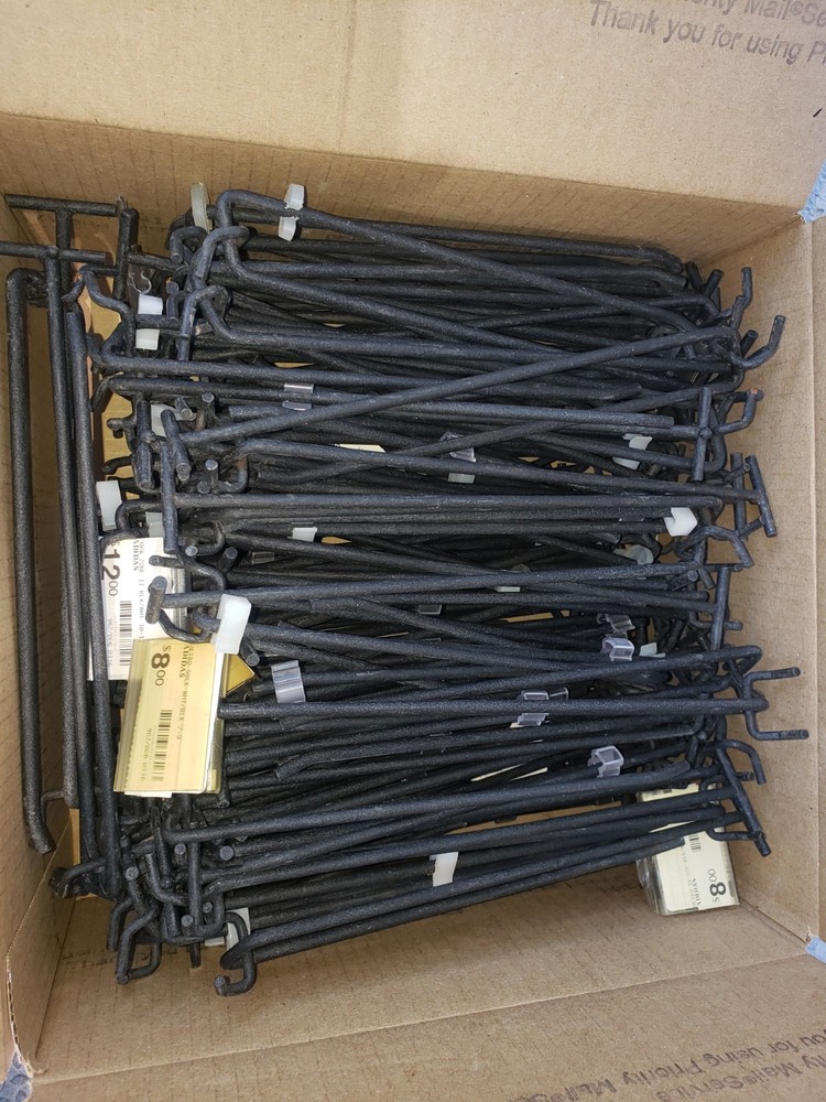 8" Retail Display Peg Hook 100 Pieces