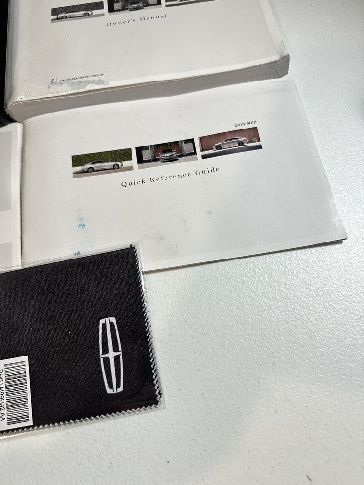 2015 Lincoln MKZ Owner's Manual Set