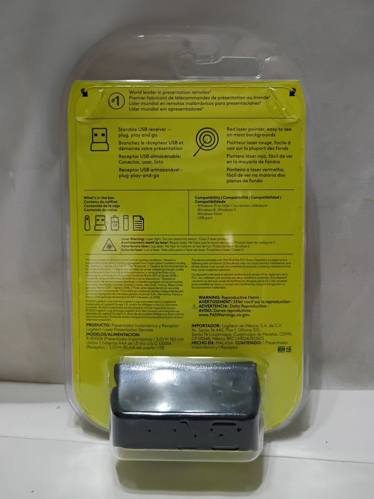 Logitech R400 Presentation Remote New