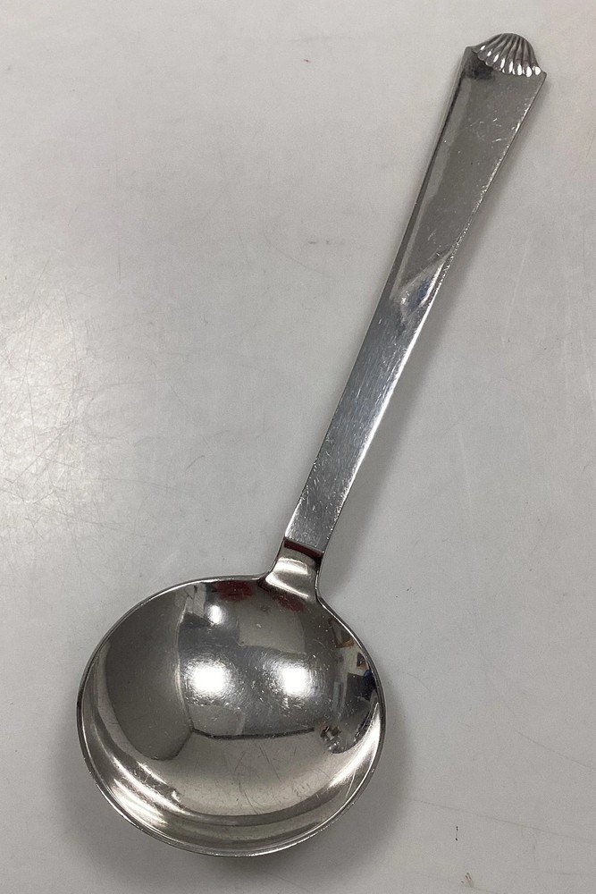 Hans Hansen Arvesolv No. 4 silver serving spoon