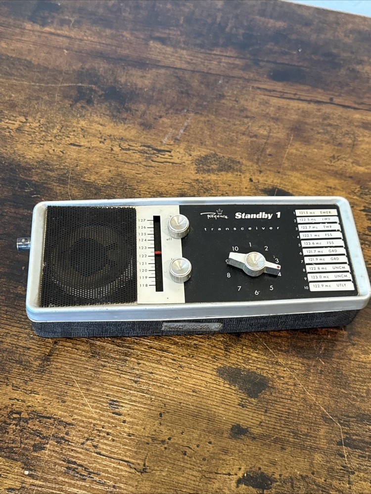 Regency Standby 1 Aviation Transceiver Untested