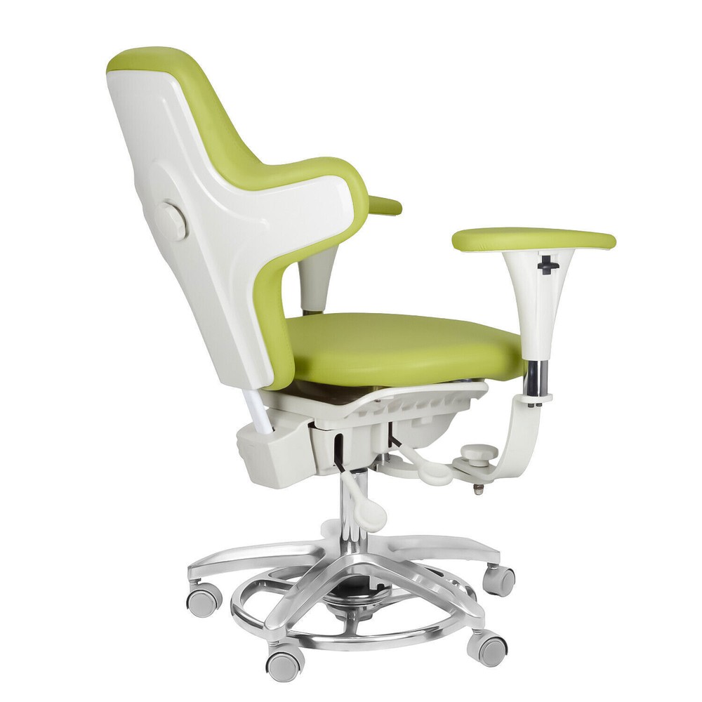 Ergonomic Dental Microscope Stool Micro Surgeon Chair Adjustable Foot Controlled