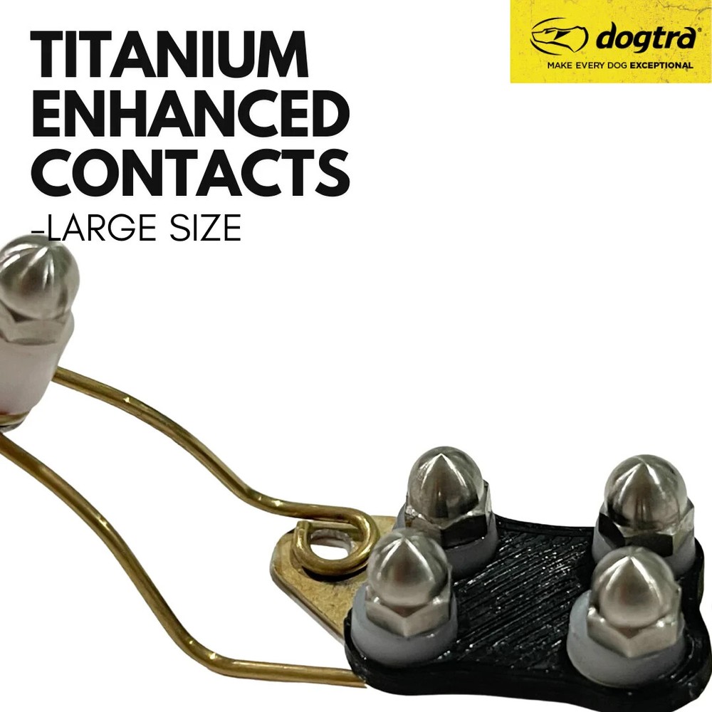 Comfort Pads - Titanium Flex Winged Contacts for Educator Remote Training Collar
